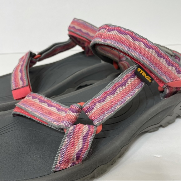 Teva Hurricane XLT Sandals 4176 Gray and Pink - Picture 3 of 13